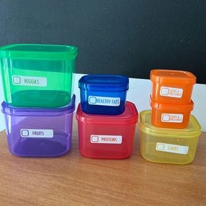 New Beach Body set- containers & guide & tracker